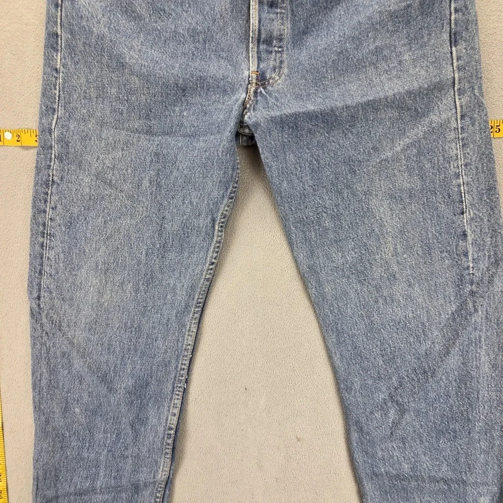 VTG Levis 501‎ Jeans Mens Blue Made In USA Button Straight Modified Fits 29x29